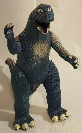 Godzilla Plastic Poseable Toy - Shark Fin Style 8 " - Blue/sliver/pink