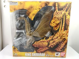 S.  H.  Monsterarts King Ghidorah 2019 Godzilla King Of Monsters Figure Broken Wing