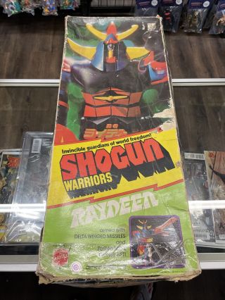 1976 Mattel Shogun Warriors Raydeen 24 " Jumbo W Box Delta Missiles 9859 Japan