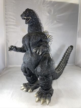 Giant Xl 1991 Bandai Godzilla 14 - Inch Figure Vs King Ghidorah 30 " Head To Tail