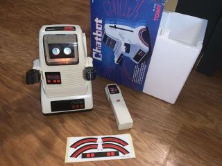 Vintage Chatbot Tomy Model 5404 Electronic Talking Robot 1985