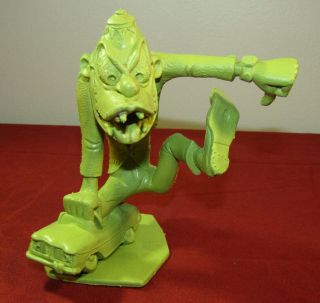Vintage 1963 Louis Marx Nutty Mads Donald The Demon Green 6 " Figure