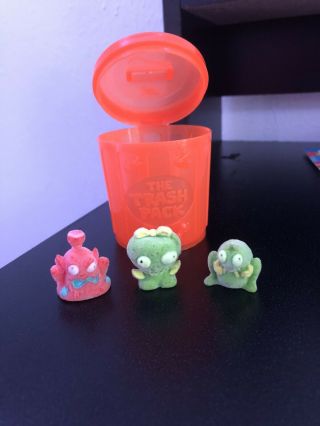 Trash Pack,  Series 2,  3 Figures,  1 Big Trash Can Special Edition Figures