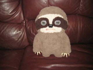 Spin Master Fuggler Ugly Monster Brown Sickening Sloth Plush