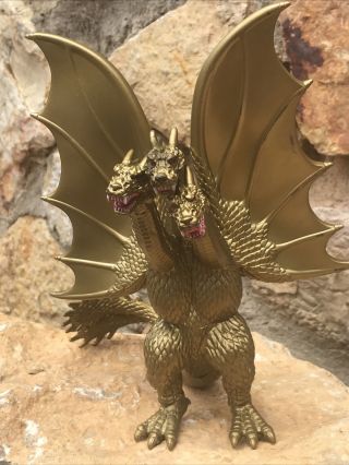 King Ghidorah Figure Godzilla Gold 3 Headed Monster Toho 2014 Dragon - Killer