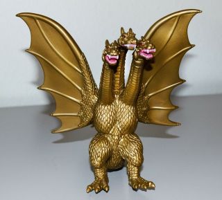 King Ghidorah Figure Godzilla Gold 3 Headed Monster - Toho 2014 - Dragon - Killer Al