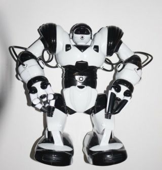 Wowee Robosapien Humanoid With Remote White And Black 2014 14 "