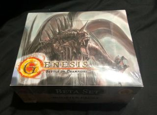 Genesis Battle Of Champions Beta Booster Box