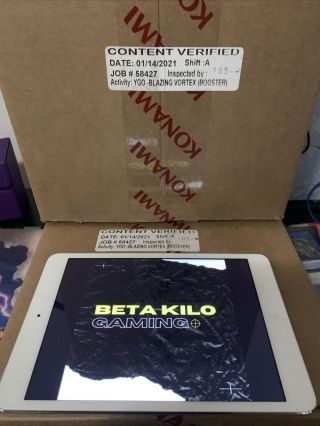 Yu - Gi - Oh Blazing Vortex 1st Edition Booster Box X12 (case) Beta Kilo