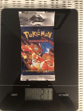 Pokémon 1999 Base Set Charizard Booster Pack - Long Foil Pokemon