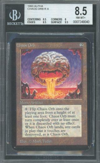 Chaos Orb Alpha Bgs 8.  5 Graded Mtg [card Kingdom]