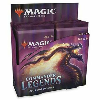 Magic: The Gathering Mtg Commander Legends Collector Booster Box (12 Packs) Cmr