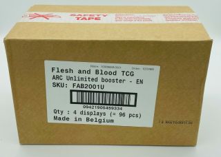 Flesh And Blood Tcg: Arcane Rising Booster Boxes X4 Unlimited - Case