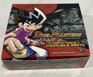 Duel Masters Dm - 06 Stomp A Trons Of Invincible Wrath Booster Box 19 Packs