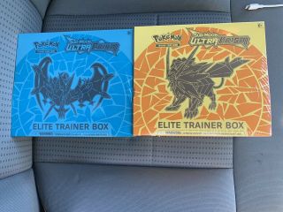 Pokemon Sun & Moon Ultra Prism Dawn Wings Dusk Mane Elite Trainer Box Etb