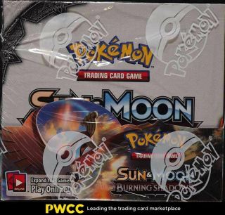 2017 Pokemon Burning Shadows Sun & Moon Booster Box Factory 36 Packs