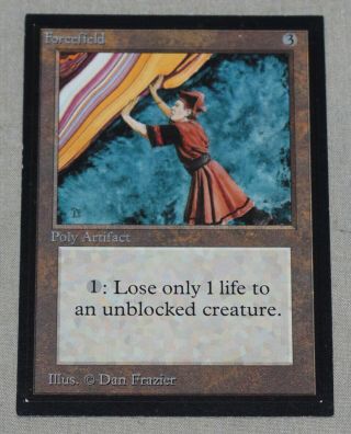 Mtg Magic The Gathering Forcefield Card Collectors Edition Ce -