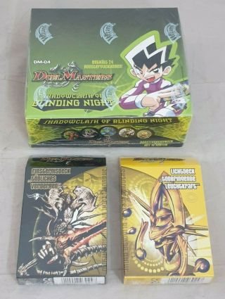 Duel Masters Dm - 04 Tcg Booster Box Display Mit 24 Booster - Packs,  2x Deck