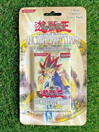 Yugioh Unlimited Ancient Sanctuary Blister Booster Pack Factory