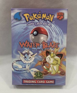 Pokemon Jungle Water Blast Theme Deck - Complete - 1999