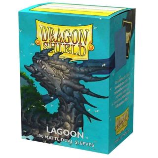 Matte Dual Lagoon Case Display Dragon Shield Standard Size Sleeves - 10 Packs