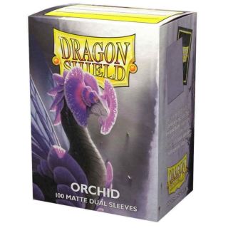 Matte Dual Orchid Case Display Dragon Shield Standard Size Sleeves - 10 Packs