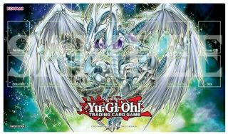 2021 Sdcc Exclusive Yugioh Tcg Stardust Dragon Game Mat Playmat New✅ In - Hand Now