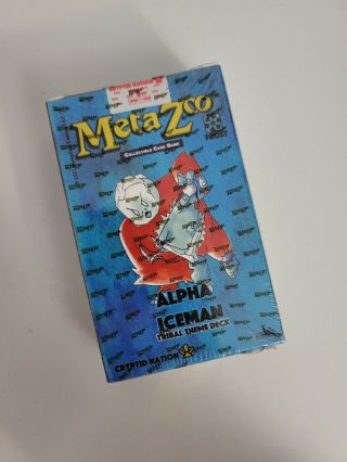 Metazoo Alpha Iceman Tribal Theme Deck 1st Edition /