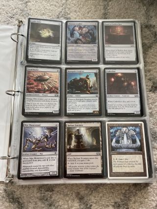 Magic The Gathering Binder With Cards And Extra Sleeves