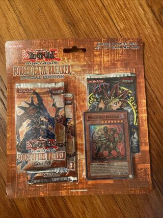 Yugioh Force Of The Breaker Special Edition Blister Pack