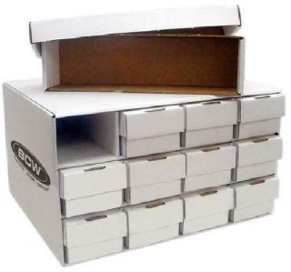 9600ct Card House Storage Box W/ 12 2 - Piece 800ct Boxes (1 - Bx - House)