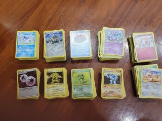 1000 Bulk Pokemon Card (common,  Uncommon,  Rare)