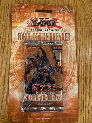 Yugioh Force Of The Breaker 1st Edition Blister Pack Booster