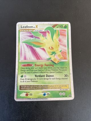Leafeon Lv.  X - Majestic Dawn 99/100 - Holo Pokemon Card - Near / Very Good