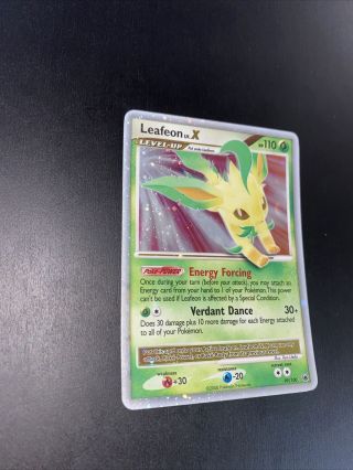 Leafeon lv.  X - Majestic Dawn 99/100 - Holo Pokemon Card - Near / Very good 3