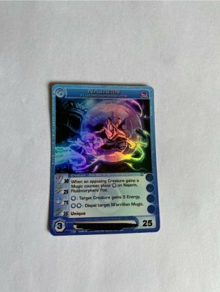 Chaotic Tcg Najarin Fluidmorphers Card Hp Ultra Rare Completely Authentic