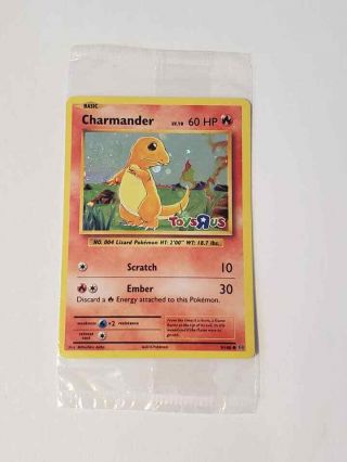 Charmander Card Toys R Us Promo Holo Tcg Rare Evolutions 9/108