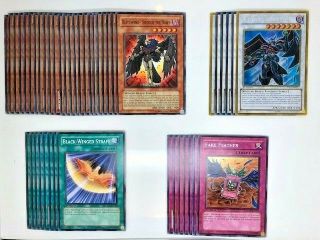 Yugioh - Retro Character Crow Hogan (blackwing) Deck,  Extra Deck Ready To Play
