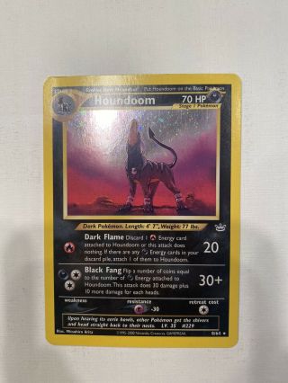 Houndoom | 8/64 | Holo Neo Revelation Pokemon Card