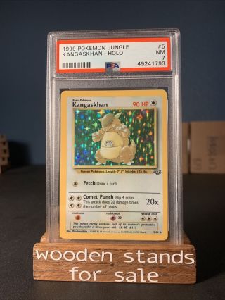 Psa 7 Nm Kangaskhan 5/64 Jungle Set Holo Pokemon Trading Card