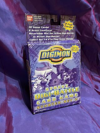 Digimon 2001 - Street Digi - Battle Card Game Starter Set - 1st Edition / 2 Player