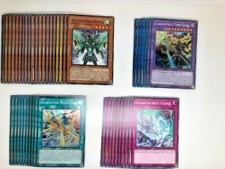 Yugioh - Competitive Deluxe Gladiator Beast Deck,  Extra Deck Ready To Play
