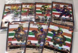 Yu - Gi - Oh Rush Duel Seven Eleven 7 Cards Complete Set Promo Yugioh Japan