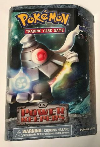 Pokemon Ex Power Keepers (mind Game) Theme Deck Box Opened,  Deck Is