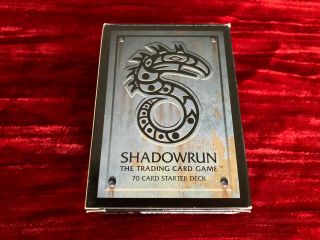 Shadowrun Trading Card Game Starter Unplayed Fasa