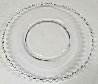 Vintage Imperial Glass Co Candlewick Dinner Plate 10 " Clear Glass No Issues