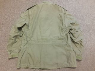 VTG 60s Alpha Industries US Army Military M65 Cold Weather Field Jacket M Short 2