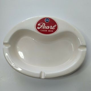 Pearl Beer Ashtray From The Country Of 1100 Springs Vintage