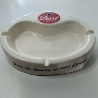 Pearl Beer Ashtray From The Country Of 1100 Springs Vintage 2