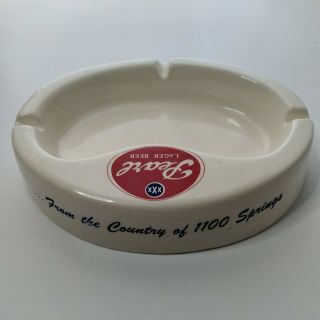 Pearl Beer Ashtray From The Country Of 1100 Springs Vintage 3